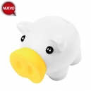 Alcancía de plástico en forma de puerquito...