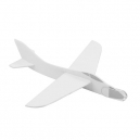 Avión armable de poliestireno blanco