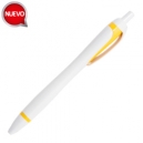 Bolígrafo o pluma pastica de cuerpo blanco...