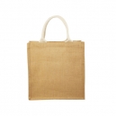 Bolsa de yute con interior plastificado...