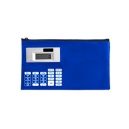 Lapicera escolar tipo bolsa con calculadora