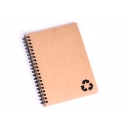 Libreta ecológica con logo de recicla en...