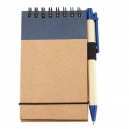 Libreta de papel reciclado con bolígrafo...