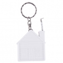 Llavero flexómetro en forma de casita con...