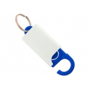 Llavero de plástico económico con gancho