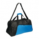 Maleta deportiva negra con detalles de...