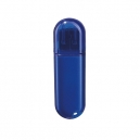 Memoria USB plástica con tapa translucida...