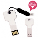 Memoria USB de 8 gb metálica con forma de...