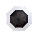 Paraguas o sombrilla negro con blanco...