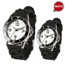 Reloj de pulso con caja de acero...