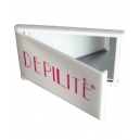 Espejo de bolsillo rectangular