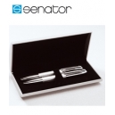 Set de bolígrafo y roller Solaris con estuche