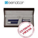 Set de bolígrafo y roller Venecia con estuche