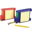 Flexómetro  de 2m Woods con nivel, pluma y...