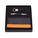 Set de cartera, llavero y bolígrafo
