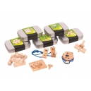 Kit de 5 juegos de paciencia con estuches...