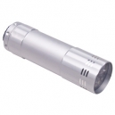 Lámpara LED de aluminio, baterías no...