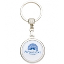 Llavero con placa redonda Ankara de metal