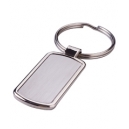Llavero con placa metálica Bradina
