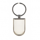 Llavero metálico con placa en forma de...