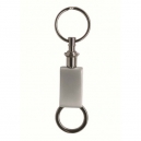 Llavero metálico de doble argolla Dúo